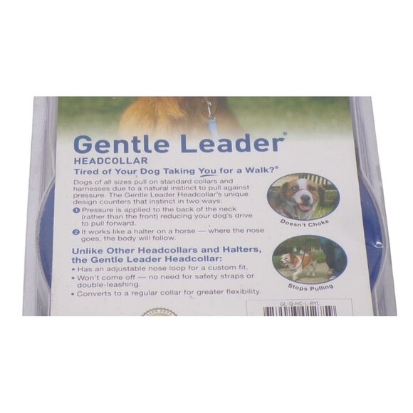 NEW PetSafe Gentle Leader Headcollar Large Royal Blue Includes Training DVD - Picture 4 of 4